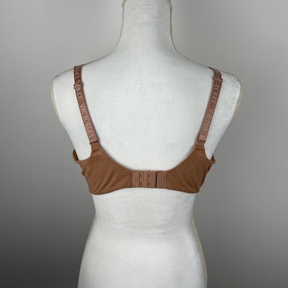 Victoria Secret Cotton Lightly Lined Full Coverage Bra Size 38D Blush Color - Picture 4 of 14